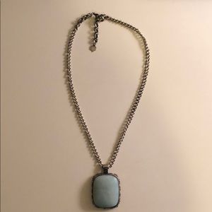 Large stone turquoise necklace